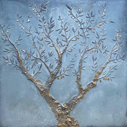 Painting Olivier by Trébucq Marion  | Painting Figurative Acrylic, Pigments, Wood Nature