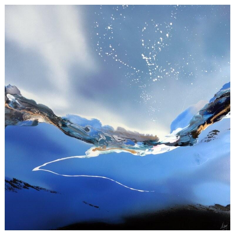 Painting 950 by Naen | Painting Abstract Acrylic Ink