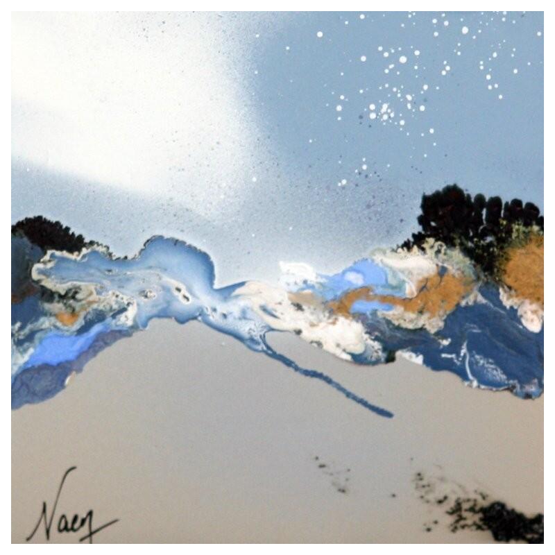 Painting C3998 by Naen | Painting Abstract Acrylic Ink