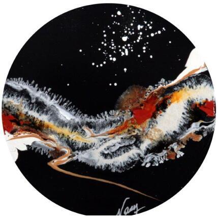 Painting C3368 by Naen | Painting Abstract Acrylic, Ink