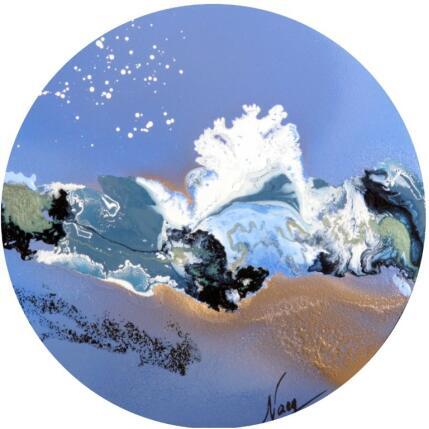 Peinture C3716 par Naen | Tableau Abstrait Acrylique, Encre