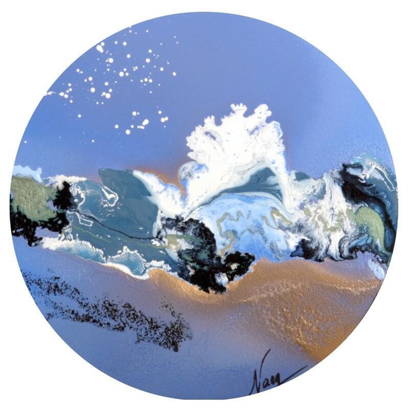 Peinture C3716 par Naen | Tableau Abstrait Acrylique Encre