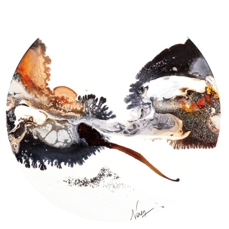 Painting C3840 by Naen | Painting Abstract Acrylic Ink