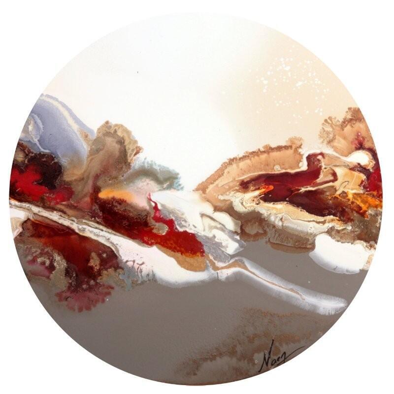 Peinture C3688 par Naen | Tableau Abstrait Acrylique Encre