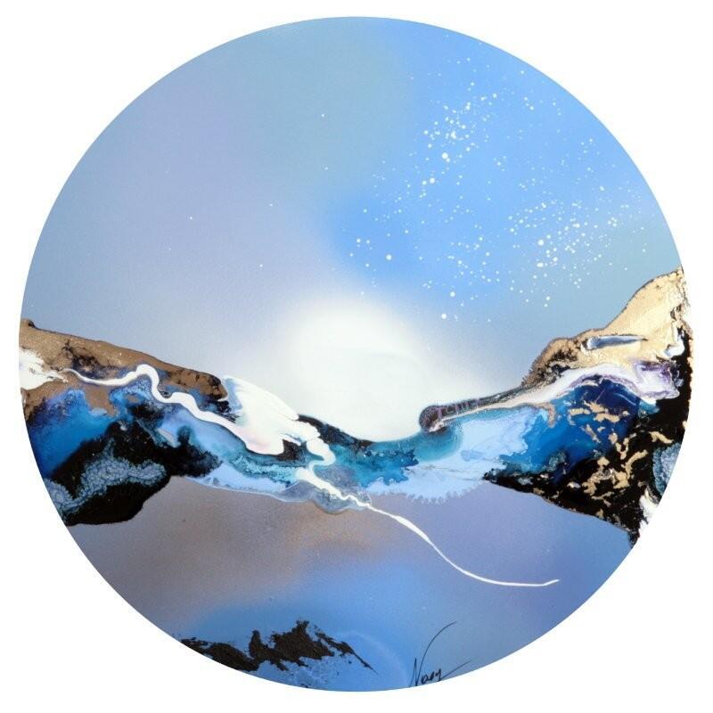 Painting C3773 by Naen | Painting Abstract Acrylic Ink