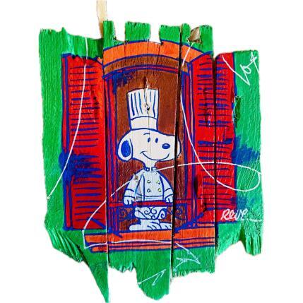 Pintura Bocuse 1 por Revel | Pintura Pop art Acrílico Iconos pop