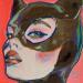 Peinture Catwoman par Coco | Tableau Figuratif Portraits Acrylique