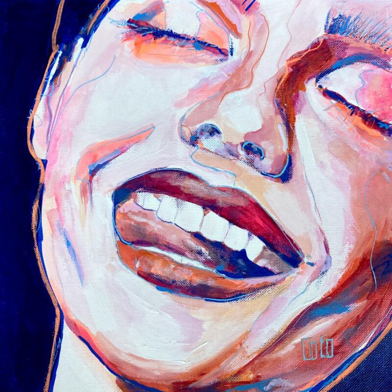 Peinture Solstice par Coco | Tableau Figuratif Portraits Acrylique