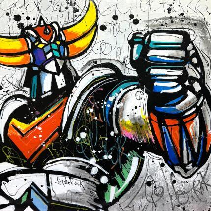 Peinture Goldorak graffiti par Cornée Patrick | Tableau Pop-art Graffiti, Huile Cinéma, Enfant, Icones Pop