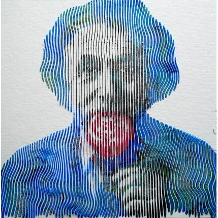 Painting einstein iconique by Schroeder Virginie | Painting Pop-art Acrylic Pop icons
