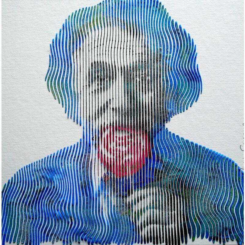 Painting einstein iconique by Schroeder Virginie | Painting Pop-art Pop icons Acrylic