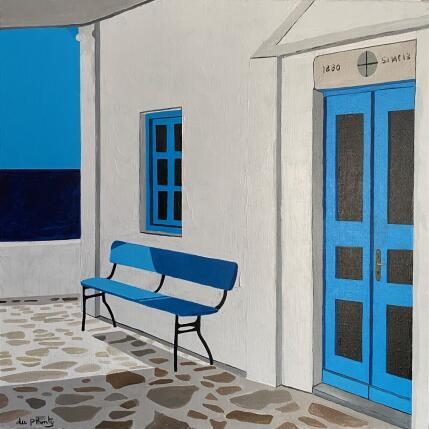 Peinture Let's go Mykonos par Du Planty Anne | Tableau Figuratif Acrylique