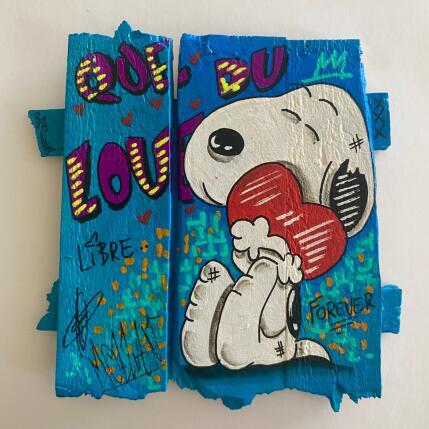 Pintura Avenir por Molla Nathalie  | Pintura Pop art Acrílico, Madera, Posca Iconos pop