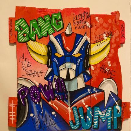 Pintura Pow por Molla Nathalie  | Pintura Pop art Acrílico, Madera, Posca Iconos pop