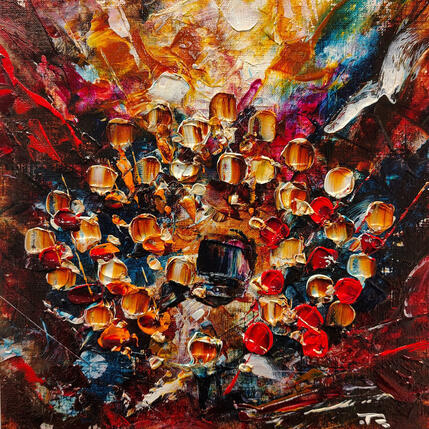 Painting Concert polychrome by Reymond Pierre | Painting Figurative Oil Music