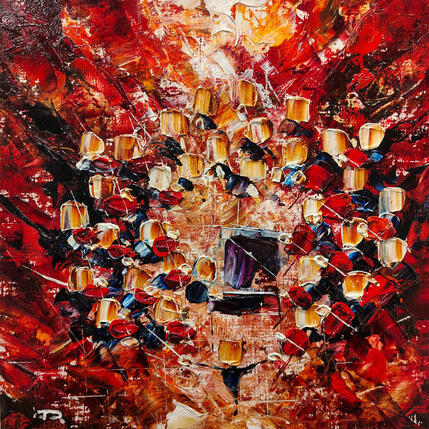 Painting Concert flamboyant by Reymond Pierre | Painting Figurative Oil