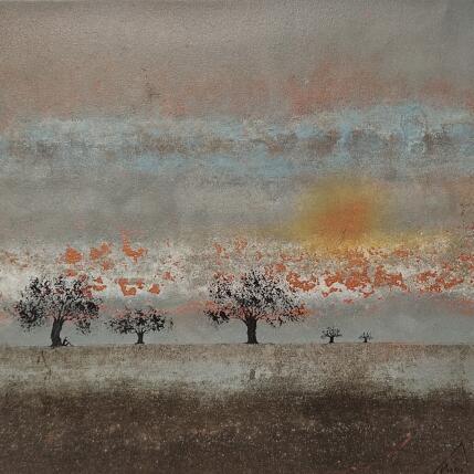 Painting Eden by Manconi Gil | Painting Subject matter Metal, Upcycling Landscapes, Pop icons