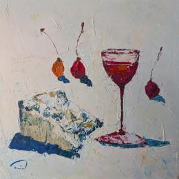 Painting Un bon tros de formatge by Tomàs | Painting