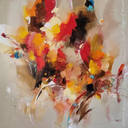 Painting Sunny summer days by Virgis | Painting Abstract Oil Minimalist