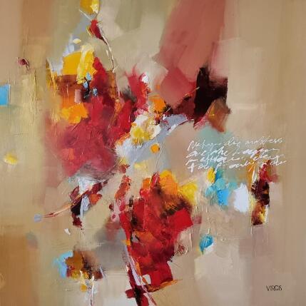 Painting Mood. Nothing serious by Virgis | Painting Abstract Oil Minimalist