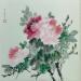 Painting Peony by Du Mingxuan | Painting Figurative Nature Watercolor Ink