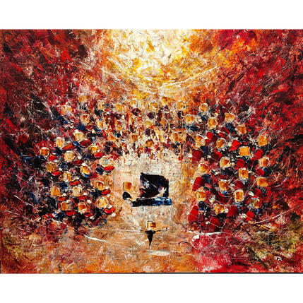 Painting Concert flamboyant by Reymond Pierre | Painting Figurative Oil