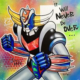 Painting It will never be over  by Rocky Chaplin | Painting