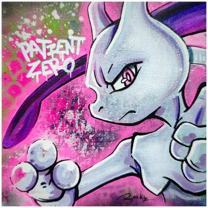 Peinture Patient zéro par Rocky Chaplin | Tableau