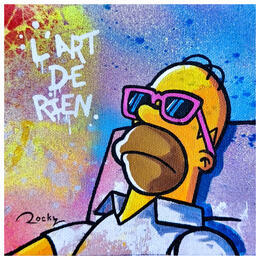 Painting L'art de rien by Rocky Chaplin | Painting