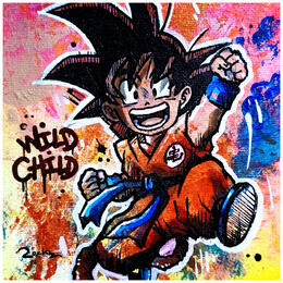Painting Wild child by Rocky Chaplin | Painting