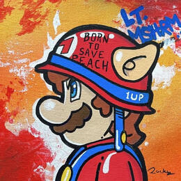 Painting Lt. Mushroom by Rocky Chaplin | Painting