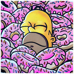 Painting Donuts by Rocky Chaplin | Painting