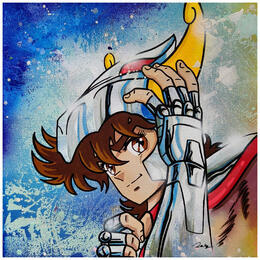 Pintura Pegasus por Rocky Chaplin | Pintura