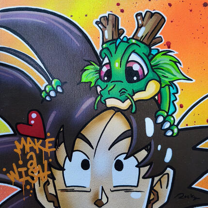 Pintura Make a wish por Rocky Chaplin | Pintura