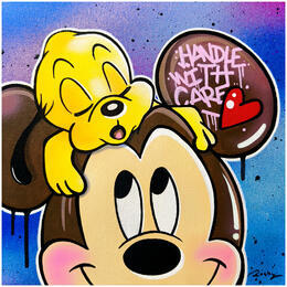 Painting Handle with care  by Rocky Chaplin | Painting