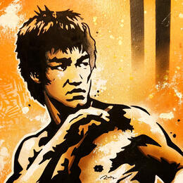 Pintura Dragon fury por Rocky Chaplin | Pintura