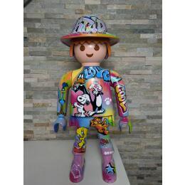 Sculpture Pop Pet par Lopez Cédric | Sculpture Pop-art Graffiti Icones Pop