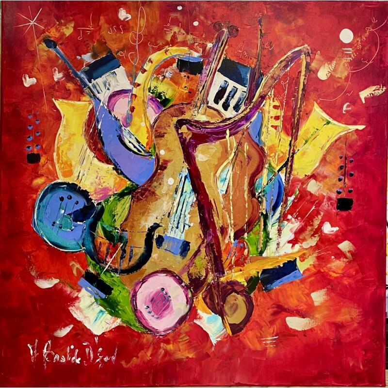 Painting Vivaldi by Bastide d´Izard Armelle | Painting Abstract