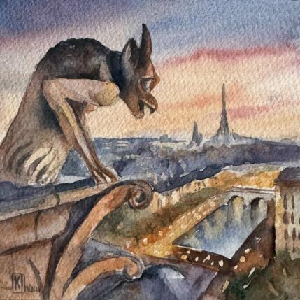 Painting Le Gardien de Paris by Khomyakova  Liliya  | Painting