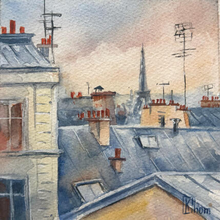 Painting Toits de Paris by Khomyakova  Liliya  | Painting