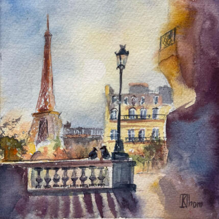 Painting Perspective Parisienne by Khomyakova  Liliya  | Painting