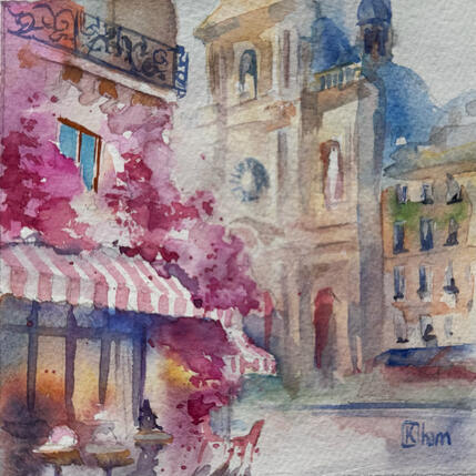 Painting Terrasse Vivante by Khomyakova  Liliya  | Painting