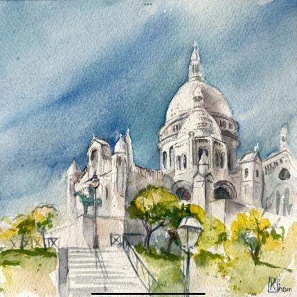 Painting Montmartre, le Sacré-Cœur by Khomyakova  Liliya  | Painting
