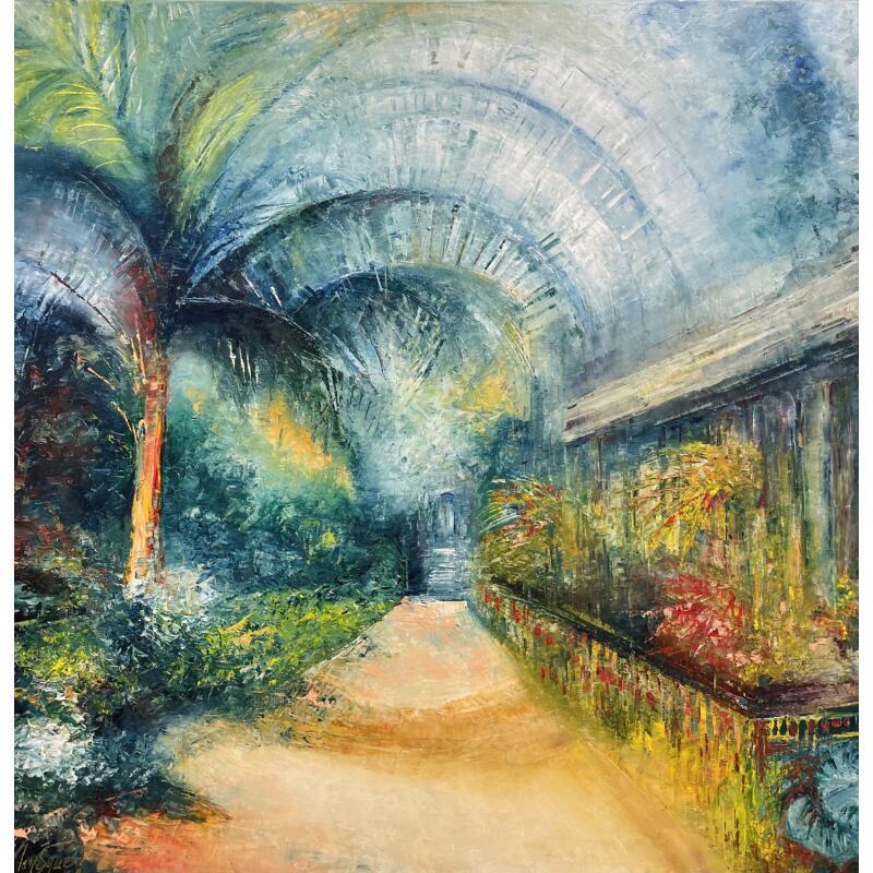 Pintura Serre exotique por Levesque Emmanuelle | Pintura