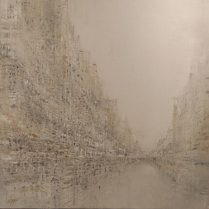 Painting Gris perle by Levesque Emmanuelle | Painting Oil