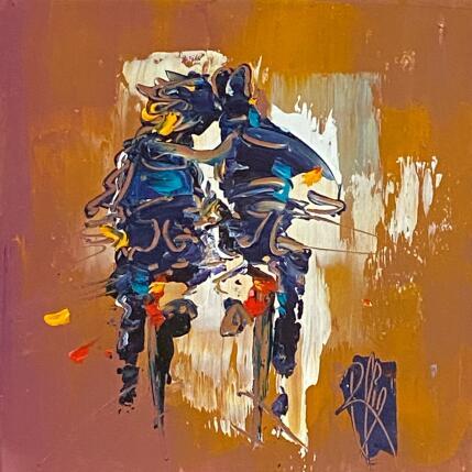 Gemälde Bisous  von Raffin Christian | Gemälde Figurativ Öl Alltagsszenen