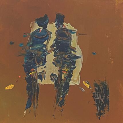 Gemälde Toi et Moi von Raffin Christian | Gemälde Figurativ Öl Alltagsszenen