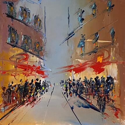 Gemälde Bars de ville von Raffin Christian | Gemälde Figurativ Öl Pop-Ikonen, Urban