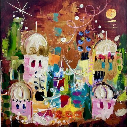 Painting Byzance by Bastide d´Izard Armelle | Painting Abstract