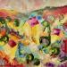 Painting Mas en Provence by Bastide d´Izard Armelle | Painting Abstract